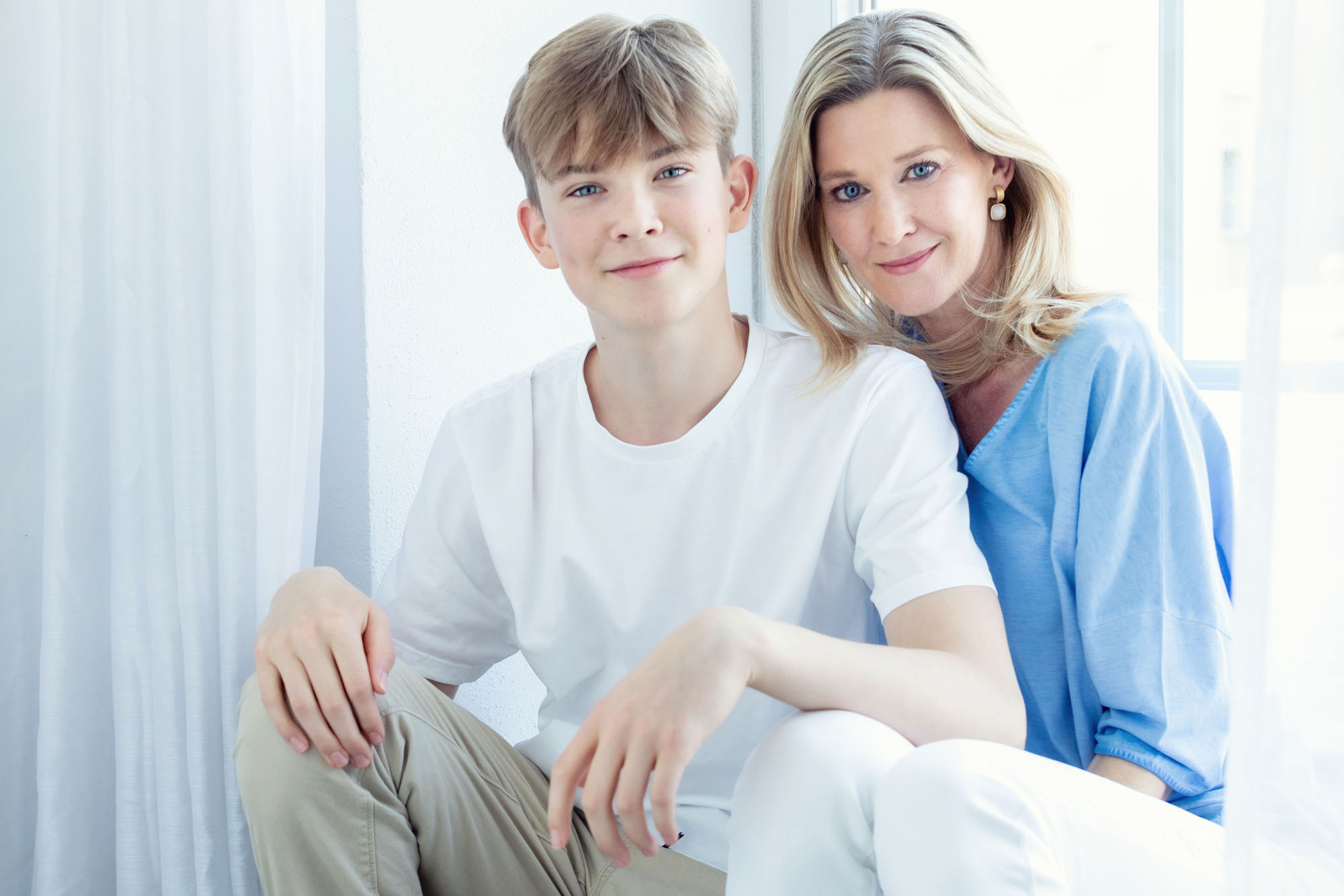 Familienfoto in München Mutter und Sohn Familienbilder vom Fotograf